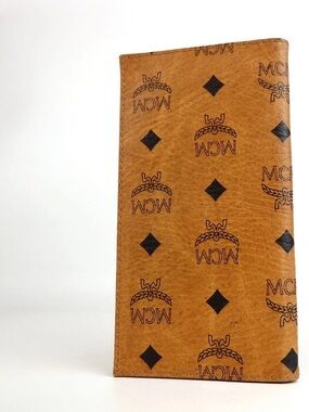 MCM Cognac German made long wallet EUC
